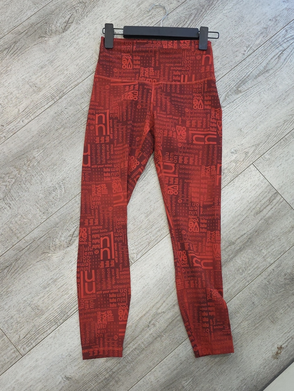 lululemon athletica Red Graphic High-Rise Leggings
